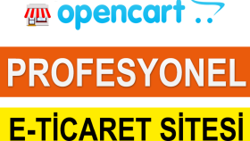 sizin için OpenCart e-ticaret yazılımı kurabilirim