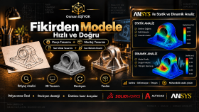 SolidWorks ile parça, montaj ve sac metal tasarımı yaparım