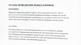 Medikal Metin Çevirisi