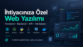 ihtiyacınıza özel web yazılımı geliştiririm