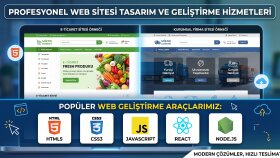 size özel web sitesi geliştiriyorum