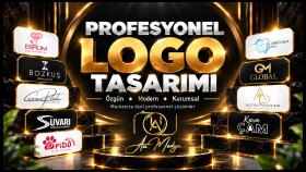 modern ve bol alternatifli logo tasarımı yapıyorum