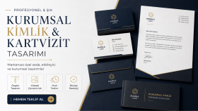 markanıza özel kurumsal kimlik ve kartvizit tasarlıyorum