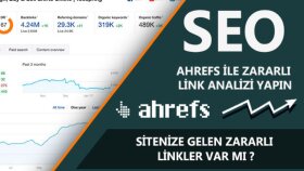 Ahrefs Zararlı Link