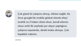 Mobile Global Trade Seo Çalışması