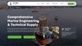 Fly Pro Marine - Kurumsal Denizcilik Web Sitesi
