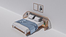 3D mobilya tasarımı, render