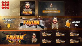 Favian Gamer TV Twitch ve Youtube Tasarımı