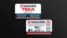 İkizler Teknik Kartvizit Tasarımı