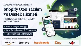 Shopify için özel yazılım tema ve eklenti ayar geliştiririm