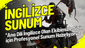  sizin için profesyonel ingilizce sunum hazırlarım