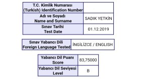 YDS-İngilizce Puanım