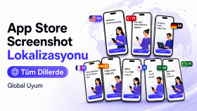 App store ekran görüntülerinizi 50 dile lokalize ederim