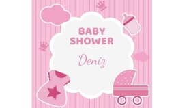 Deniz Bebek - BABY SHOWER Sticker ve Davetiye Tasarımı