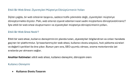 Blog içerik metin yazımı