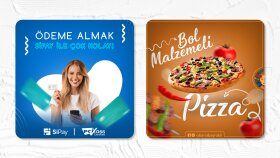 Sosyal medya gönderi tasarımı örneklerim