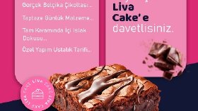 Liva Cake - Yiyecek & İçecek Sektörü İçin Sosyal Medya Post Tasarımları