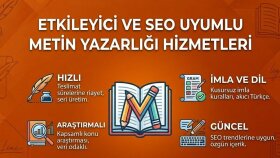 detaylı,özenli metin yazımı,metin düzenlenmesi yaparım