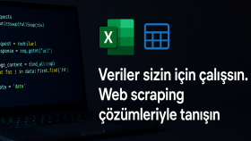 sizin için istediğiniz siteden veri kazıma yapabilirim