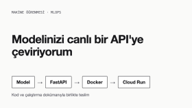 yapay zeka modelleri eğitiyorum, son kullanıcıya sunuyorum