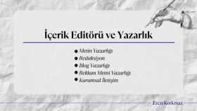 ihtiyaçlarınıza uygun etkili metinler yazarım