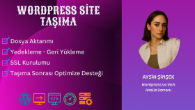 wordpress siteni güvenli şekilde taşır ve kurarım