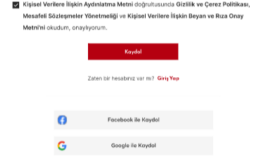 Kaydol-KVKK-Hizmet Koşulları
