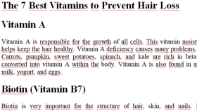 The 7 best vitamins to prevent hair loss