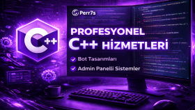 C++ dillerini kullanarak site ve bot tasarımları yapıyorum