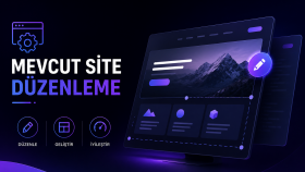mevcut web sitenizi modern ve profesyonel hale getiriyorum