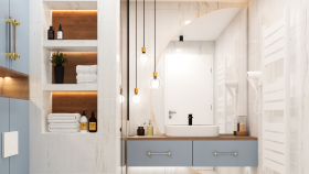 Banyo İç Mimari Render