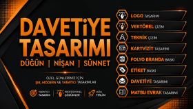 sizin için davetiye tasarımı yapabilirim