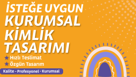 markanıza uygun kurumsal kimlik tasarımı yaparım
