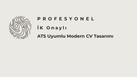 ATS uyumlu, modern ve minimalist CV tasarlarım