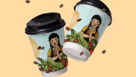 Olivia kafe bardak tasarımı