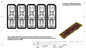 🧩 Rotaryjet Blister Kabı – Teknik Çizim ve Kalıp Tasarımı