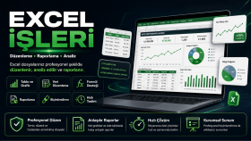 Excel düzenleme ve raporlama yaparım