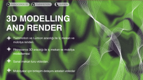 iç mekan ve mobilya modellemesi, renderı, animasyonu yaparım
