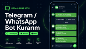Telegram veya WhatsApp botu geliştiririm