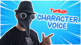 Türkçe genç erkek karakter seslendirmesi yapıyorum