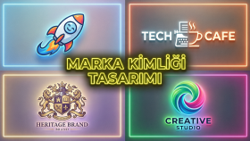 markanız için modern ve akılda kalıcı logo tasarlarım