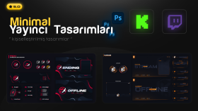 Twitch ve Kick kanalınız için tasarımlar yapıyorum