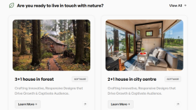Ormanda Kiralık Ev için Website Tasarımı