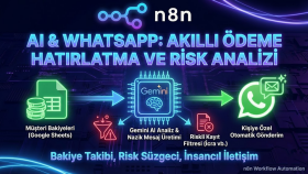 n8n ve AI Destekli Akıllı WhatsApp Tahsilat Otomasyonu