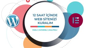 12 saatte web sitenizi kurarım