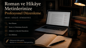 roman ve hikâye metinlerinizi akıcı hale getiririm