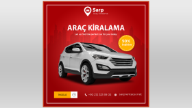 Sarp Araç Kiralama - Instagram Reklam Tasarımı