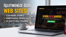 işletmenize özel mobil uyumlu web sitesi tasarlarım