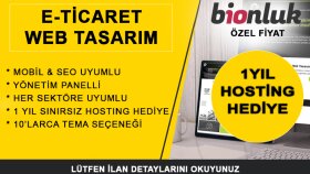 e-ticaret sitenizi size özel uygun fiyata yaparım