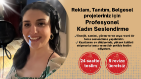ev stüdyomda profesyonel seslendirme yapıyorum